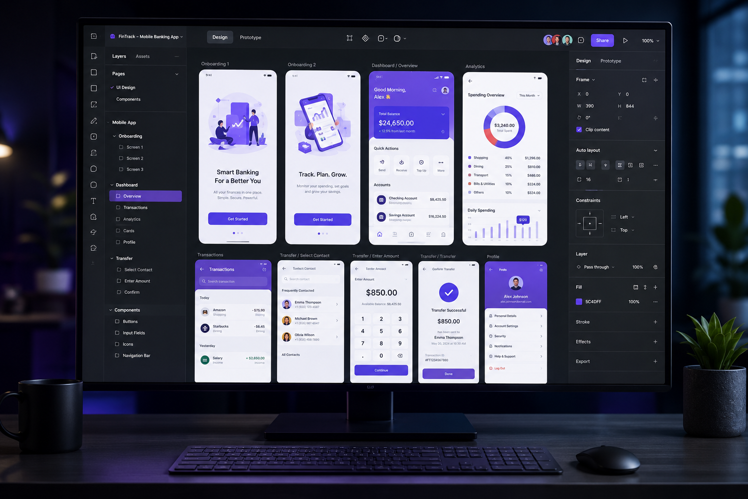 UI/UX Design — Octa Tech House